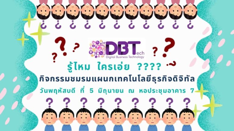 วันพฤหัสบดี ที่ 5 มิถุนายน 2568 กิจกรรมชมรมวิชาชีพเทคโนโลยีธุรกิจดิจิทัล สัปดาห์ที่ 2 “รู้ไหม ใครเอ่ย ???”